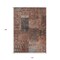 Edge Collections - 10' x 14' - Brown - Washable Patchwork Area Rug for Indoor and Outdoor Use - 1 Piece